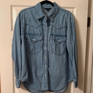 Banana Republic Light Blue Denim Shirt